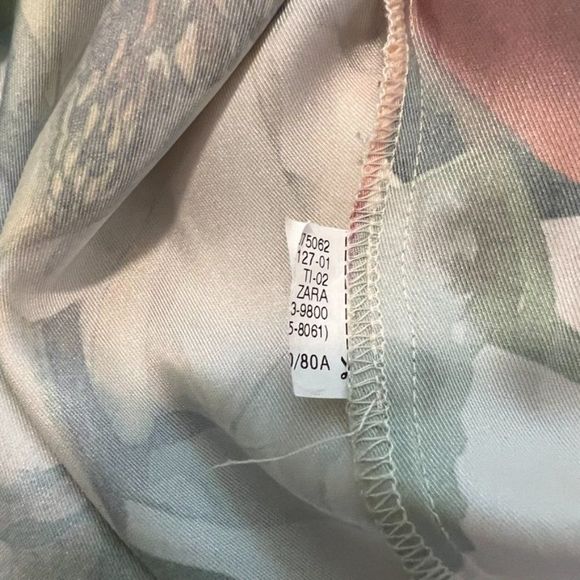 Zara Floral Blouse - Multicolor - Picture 6 of 7